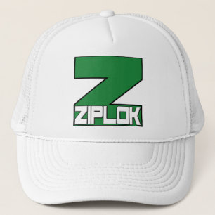 Ziplok - Green Logo - Trucker Hat Pet