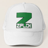 Ziplok - Green Logo - Trucker Hat Trucker Pet (Voorkant)