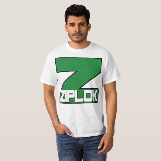Ziplok Green T T-shirt (Voorkant volledig)