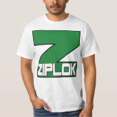 Ziplok Green T T-shirt (Voorkant)
