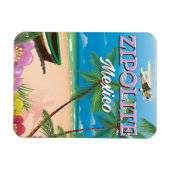 Zipolite Mexico strandposter Magneet (Horizontaal)