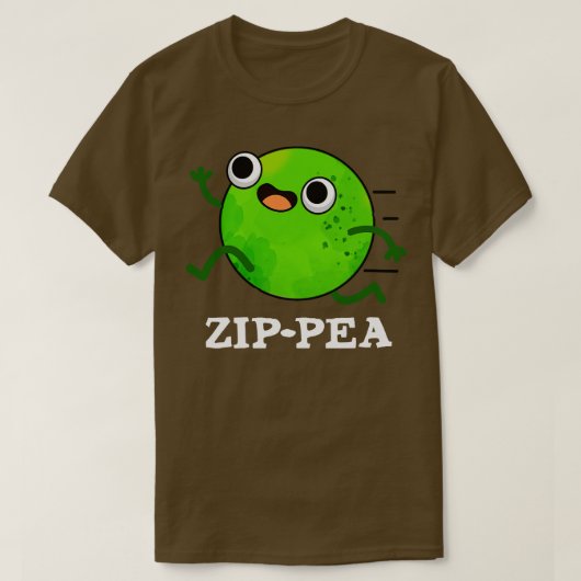 Zippea Schattige Zippy Pea Pun 1 T-shirt (Design voorkant)
