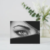 Zipped Eye Briefkaart (Staand voorkant)