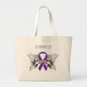 Zipped Grote Tote Bag (Voorkant)