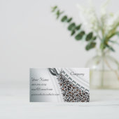 Zipper Cheetah Calendar Visitekaartje (Staand voorkant)