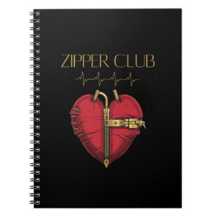 ZIPPER CLUB, harttransplantatie, open hartchirurgi Notitieboek