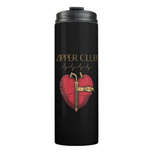 ZIPPER CLUB, harttransplantatie, open hartchirurgi Thermosbeker