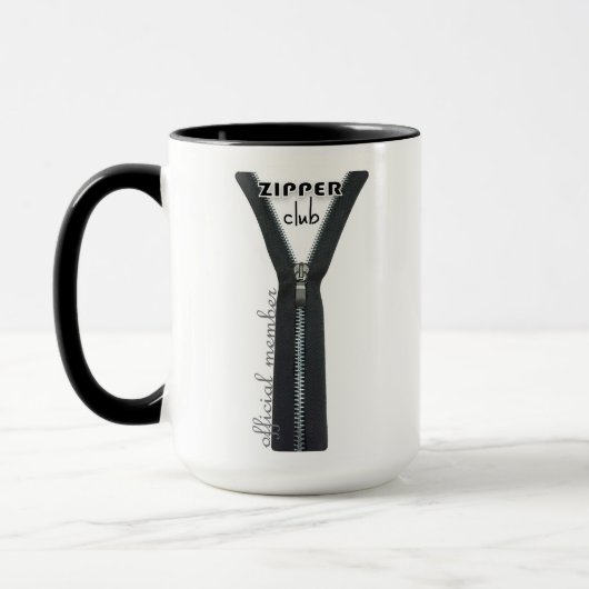 zipper club heart surgery coffee mug mok (Links)