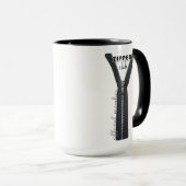 zipper club heart surgery coffee mug mok (Voorkant rechts)