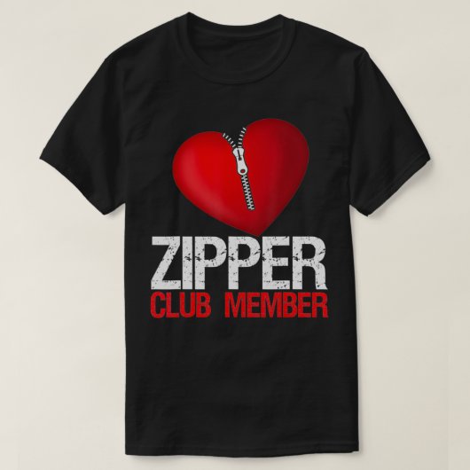 Zipper Club lid Funny Gi T-shirt (Design voorkant)