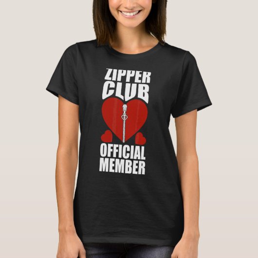 Zipper Club Open Heart Surgery Recovery T-shirt (Voorkant)