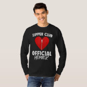 Zipper Club Open Heart Surgery Recovery T-shirt (Voorkant volledig)