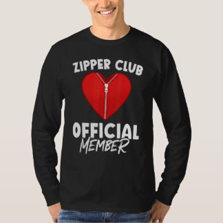 Zipper Club Open Heart Surgery Recovery T-shirt