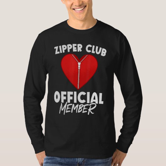 Zipper Club Open Heart Surgery Recovery T-shirt (Voorkant)