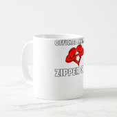 Zipper Club Open Heart Surgery Survivor Gift Bypas Koffiemok (Voorkant links)