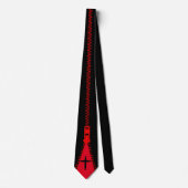 Zipper Cross-Stropdas Stropdas (Voorkant)