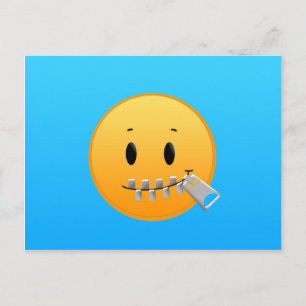 Zipper Emoji Briefkaart