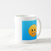 Zipper Emoji Koffiemok (Voorkant rechts)