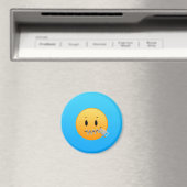 Zipper Emoji Magneet (Insitu (Vaatwasser))