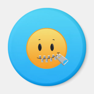 Zipper Emoji Magneet