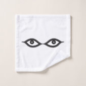 Zipper Eyes Bad Handdoek (Wasdoekje)