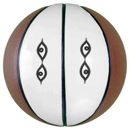 Zipper Eyes Basketbal (Verticaal)
