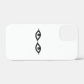 Zipper Eyes Case-Mate iPhone Case (Achterkant (horizontaal))
