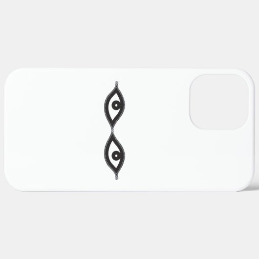 Zipper Eyes Case-Mate iPhone Case (Achterkant (horizontaal))