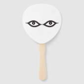 Zipper Eyes Handwaaier (Achterkant)