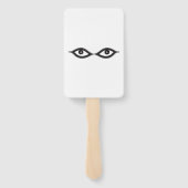 Zipper Eyes Handwaaier (Achterkant)