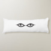 Zipper Eyes Lichaamskussen (Voorkant)
