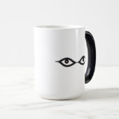 Zipper Eyes Magische Mok (Voorkant rechts)