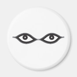 Zipper Eyes Magneet