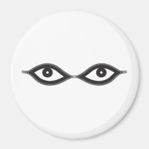 Zipper Eyes Magneet