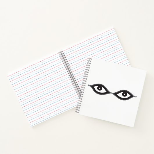 Zipper Eyes Notitieboek (Binnen)