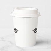 Zipper Eyes Papieren Bekers (Rechts)