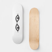 Zipper Eyes Persoonlijk Skateboard (Voorkant)