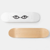 Zipper Eyes  Persoonlijk Skateboard (Horizontaal)