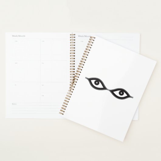 Zipper Eyes Planner (Display)