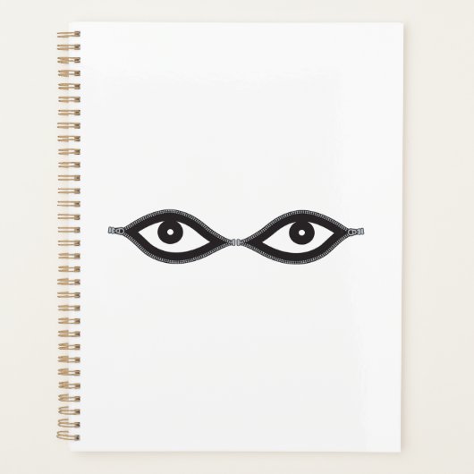 Zipper Eyes Planner (Voorkant)