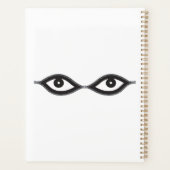 Zipper Eyes Planner (Achterkant)