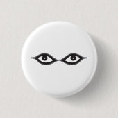 Zipper Eyes Ronde Button 3,2 Cm (Voorkant)