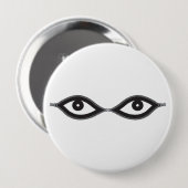 Zipper Eyes Ronde Button 4,0 Cm (Voorkant /achterkant)