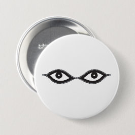 Zipper Eyes Ronde Button 7,6 Cm