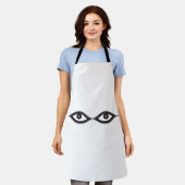 Zipper Eyes Schort (Gedragen)