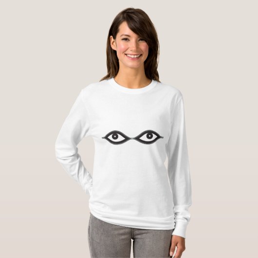 Zipper Eyes T-shirt (Voorkant volledig)