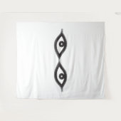 Zipper Eyes Wandkleed (Voorkant (horizontaal))