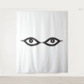 Zipper Eyes Wandkleed (Voorkant)