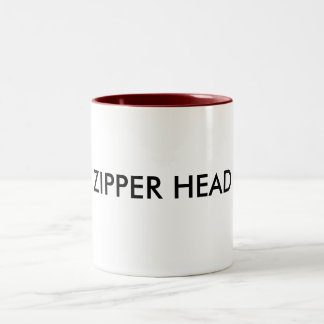 ZIPPER HEAD koffiebeker Tweekleurige Koffiemok