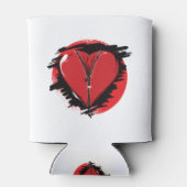 Zipper Heart Blikjeskoeler (Achterkant)